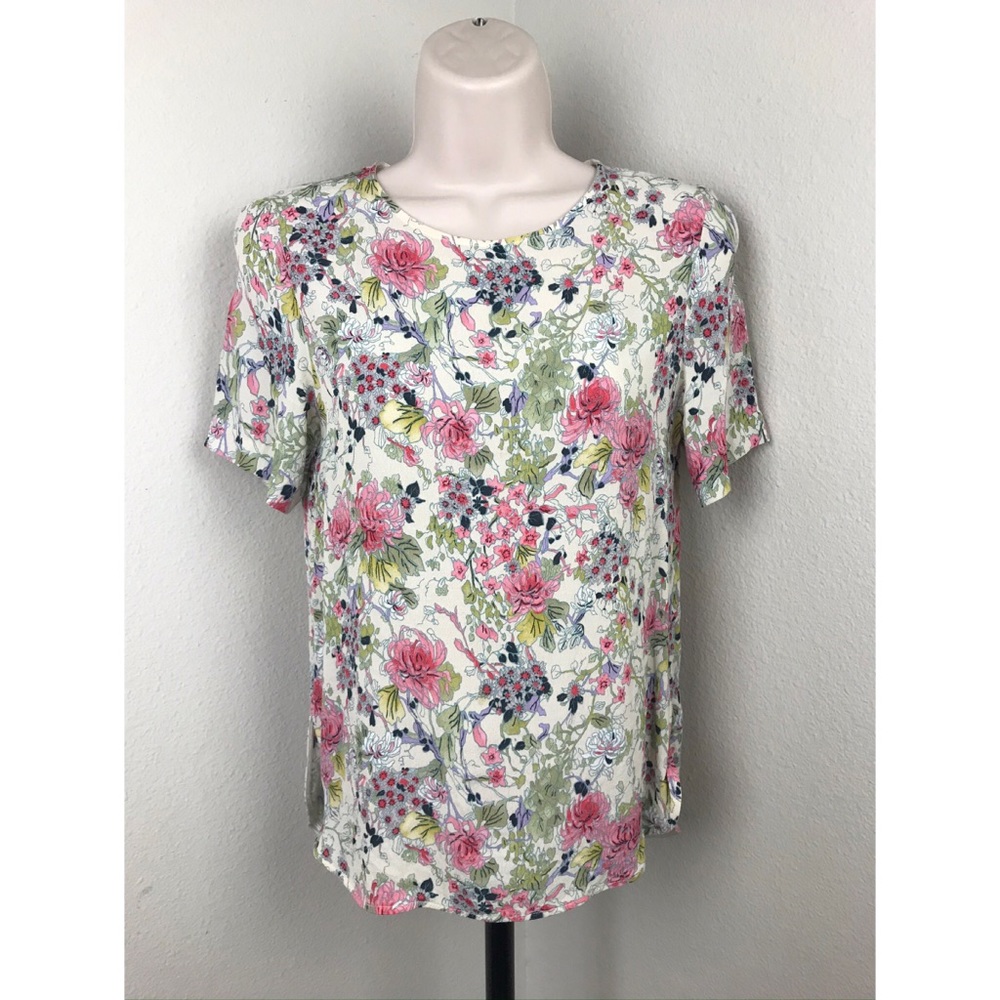 Zara Floral Print Blouse